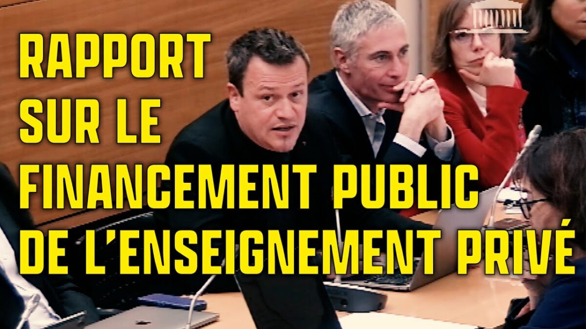 Remarques sur le rapport d&rsquo;information déposé à l&rsquo;Assemblée nationale le 2 avril 2024 sur « le financement public de l&rsquo;enseignement privé sous contrat ».